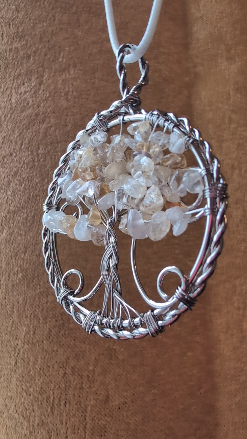 Citrine Tree of Life Necklace
