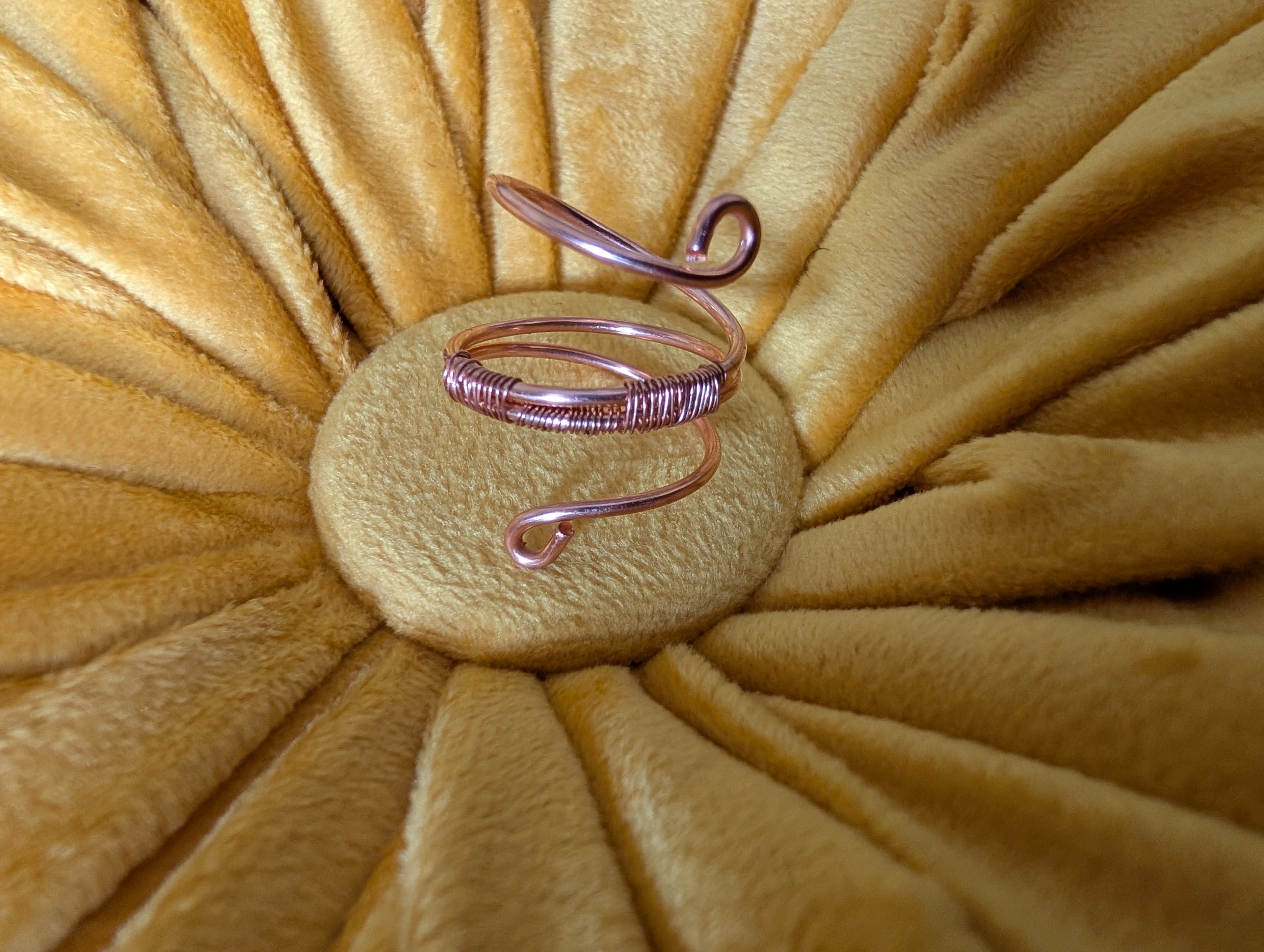 Copper Goddess Ring