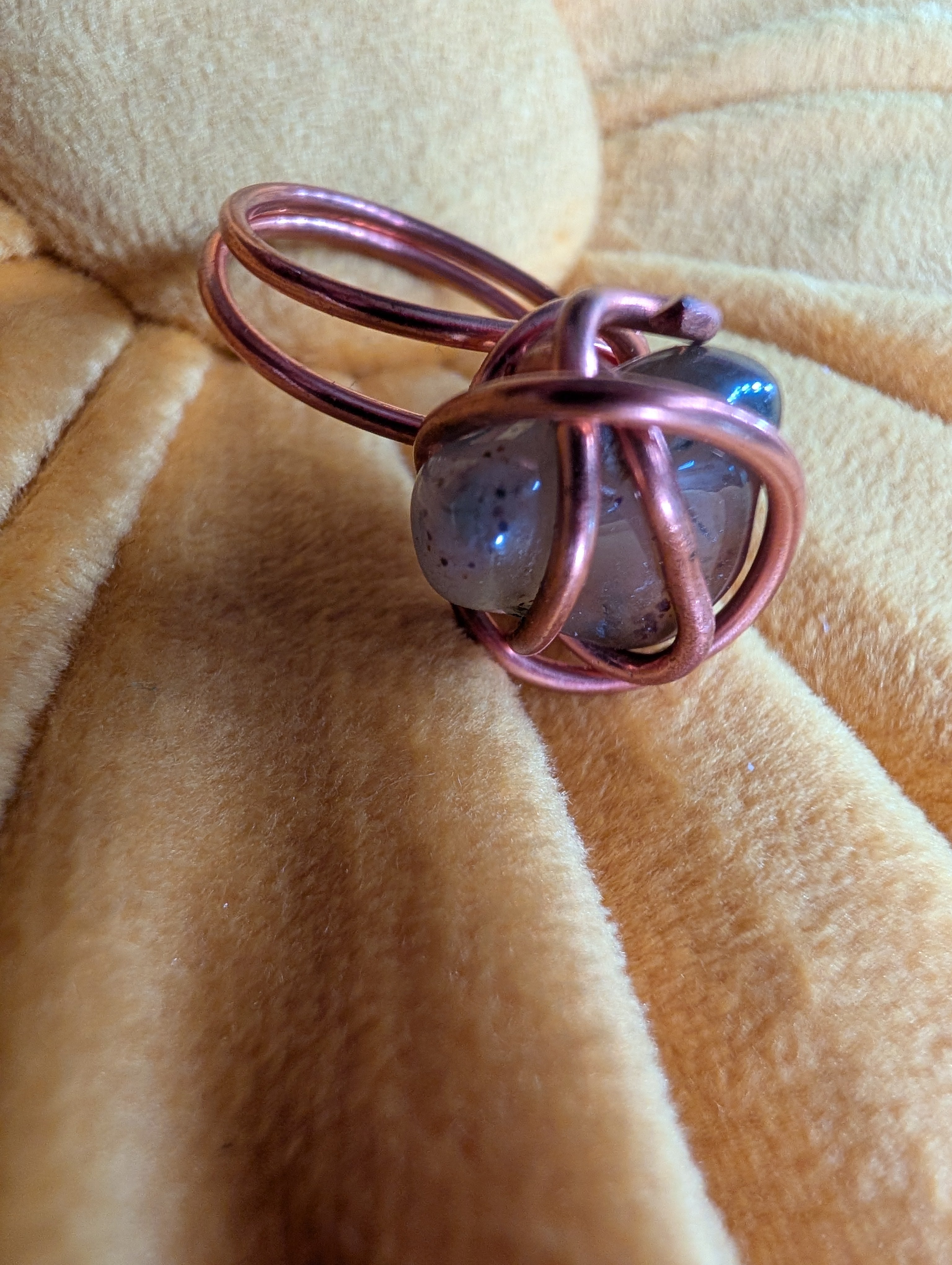Natural Copper Wrapped Stone