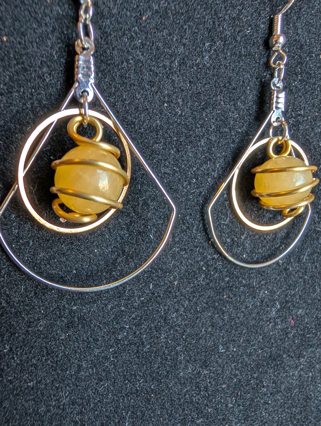 Rays of Sun Trinity Earrings