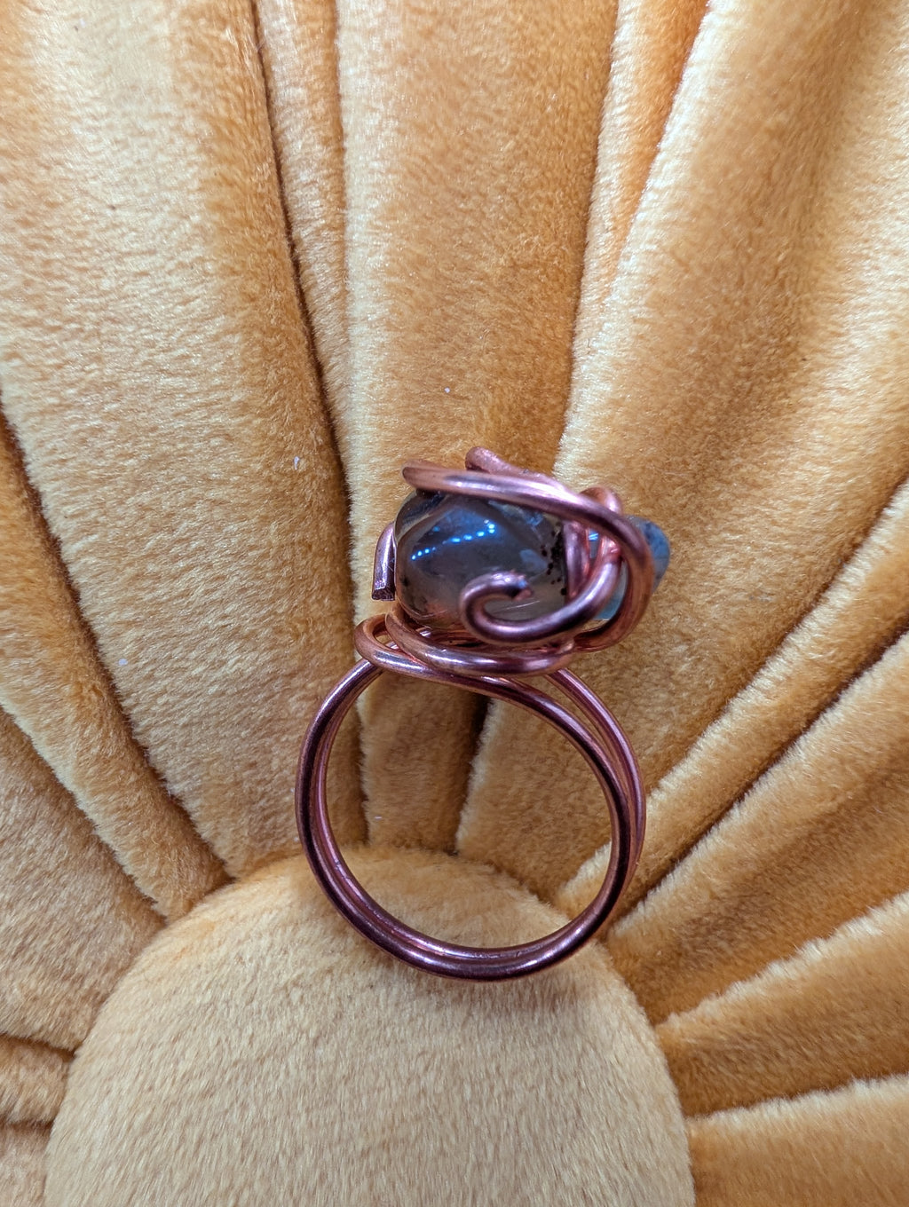 Natural Copper Wrapped Stone
