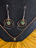 Jade Earrings and Necklaces Set