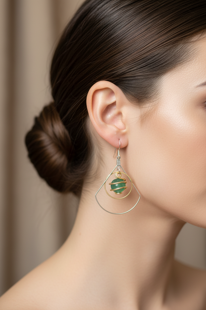 Jaded Trinity Earrings