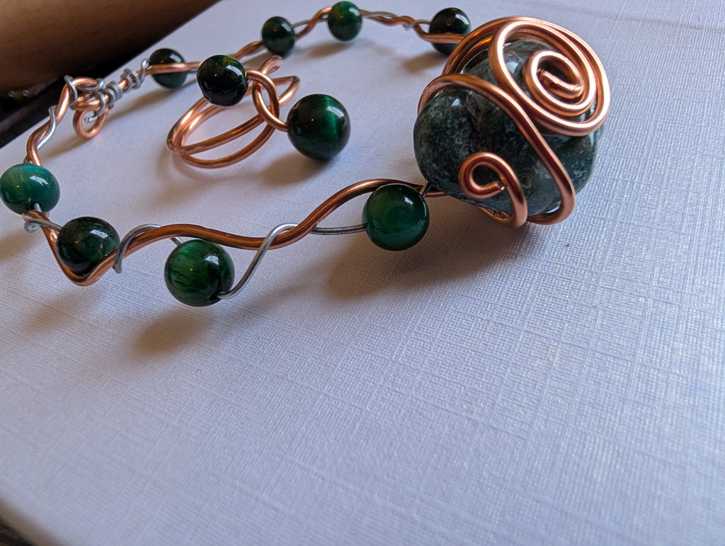 The Green Goblin Bracelet and ring set