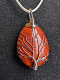 Red Jasper Tree of Life Necklace