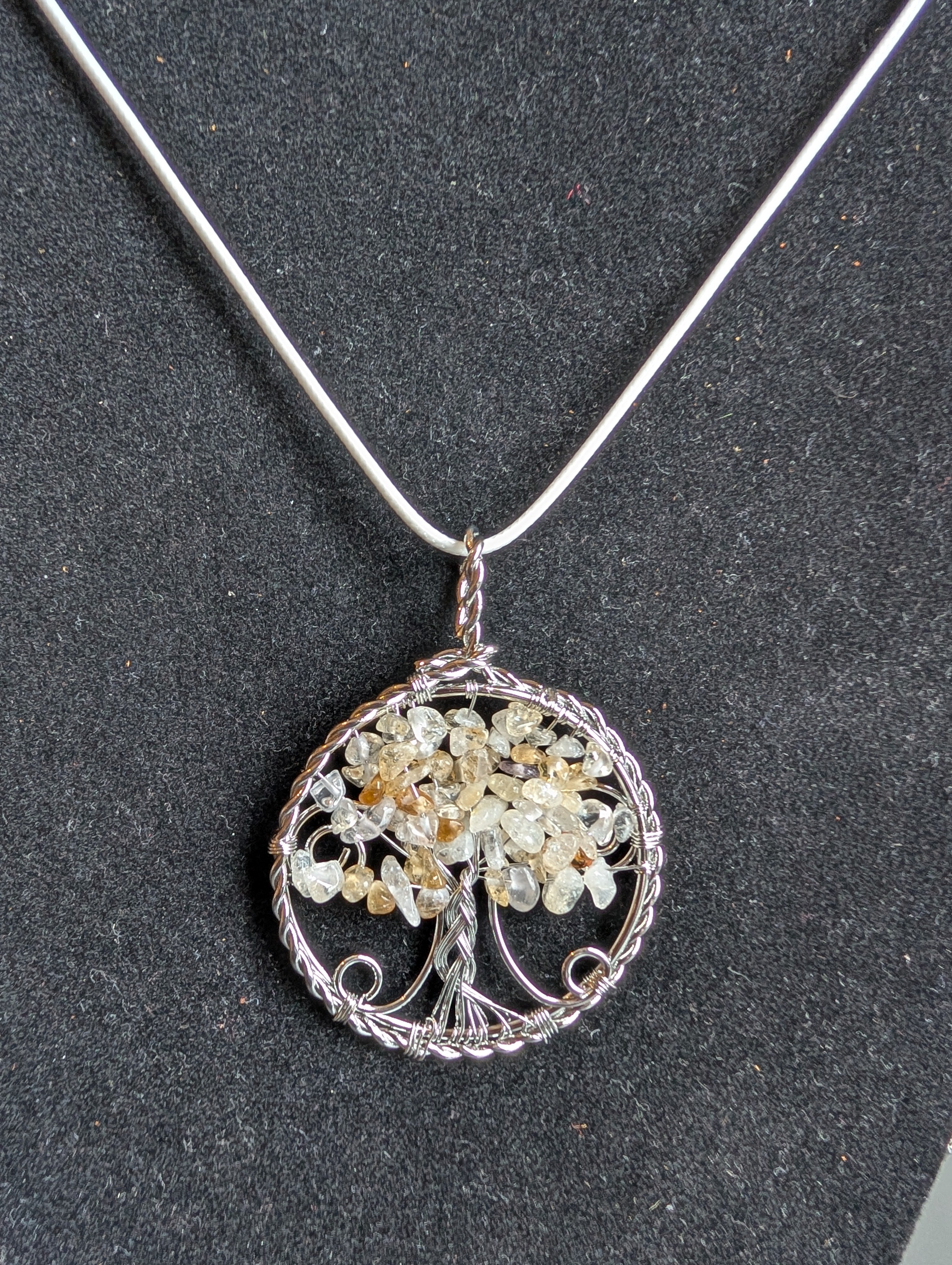 Citrine Tree of Life Necklace